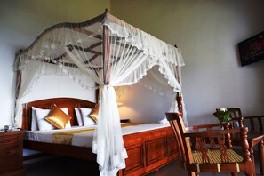 デラックス ダブルまたはツインルーム 1 ベッドルーム 専用バスルーム マウンテンビュー | 1 室のベッドルーム、高級寝具、セーフティボックス (室内)、デスク