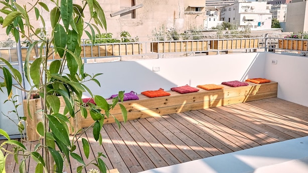 Terrace/patio - Pepo Hostel (Tel Aviv)