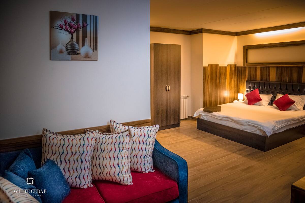 Suite | Desk, iron/ironing board, free cots/infant beds, rollaway beds