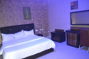 In-room safe, desk, laptop workspace, soundproofing - Parklane Hotels Limited (Lagos)