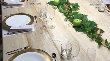 Daily local cuisine breakfast (EUR 9.00 per person)