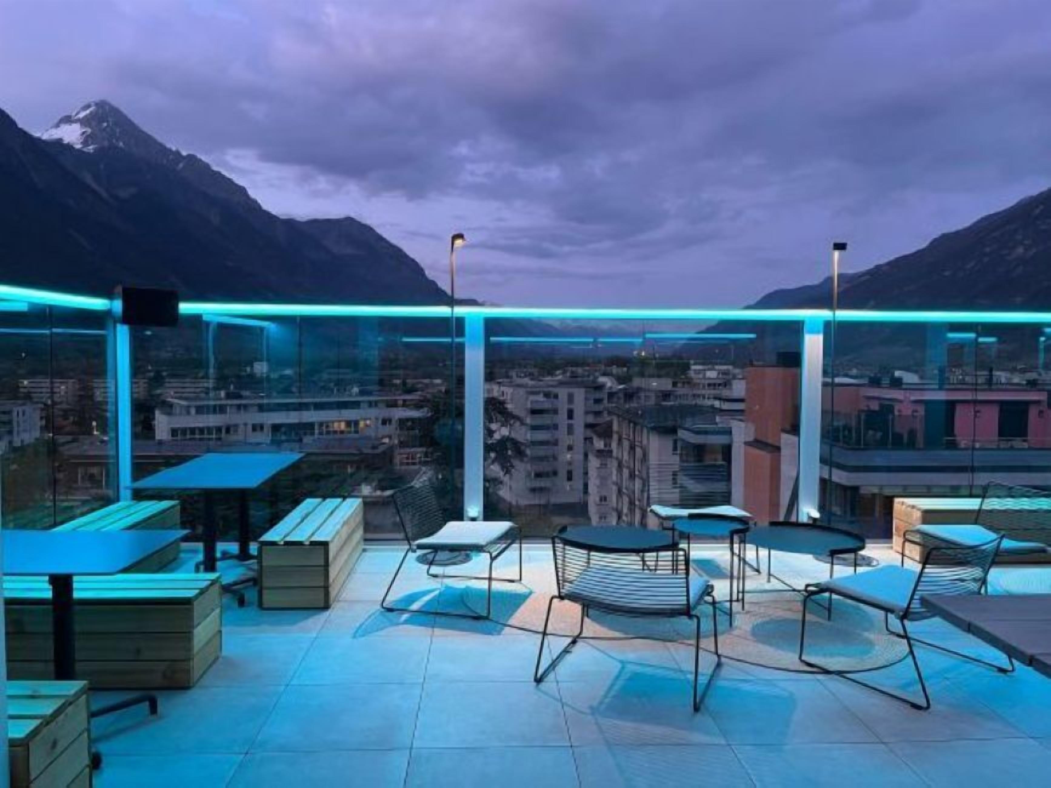 Terrasse sur le toit