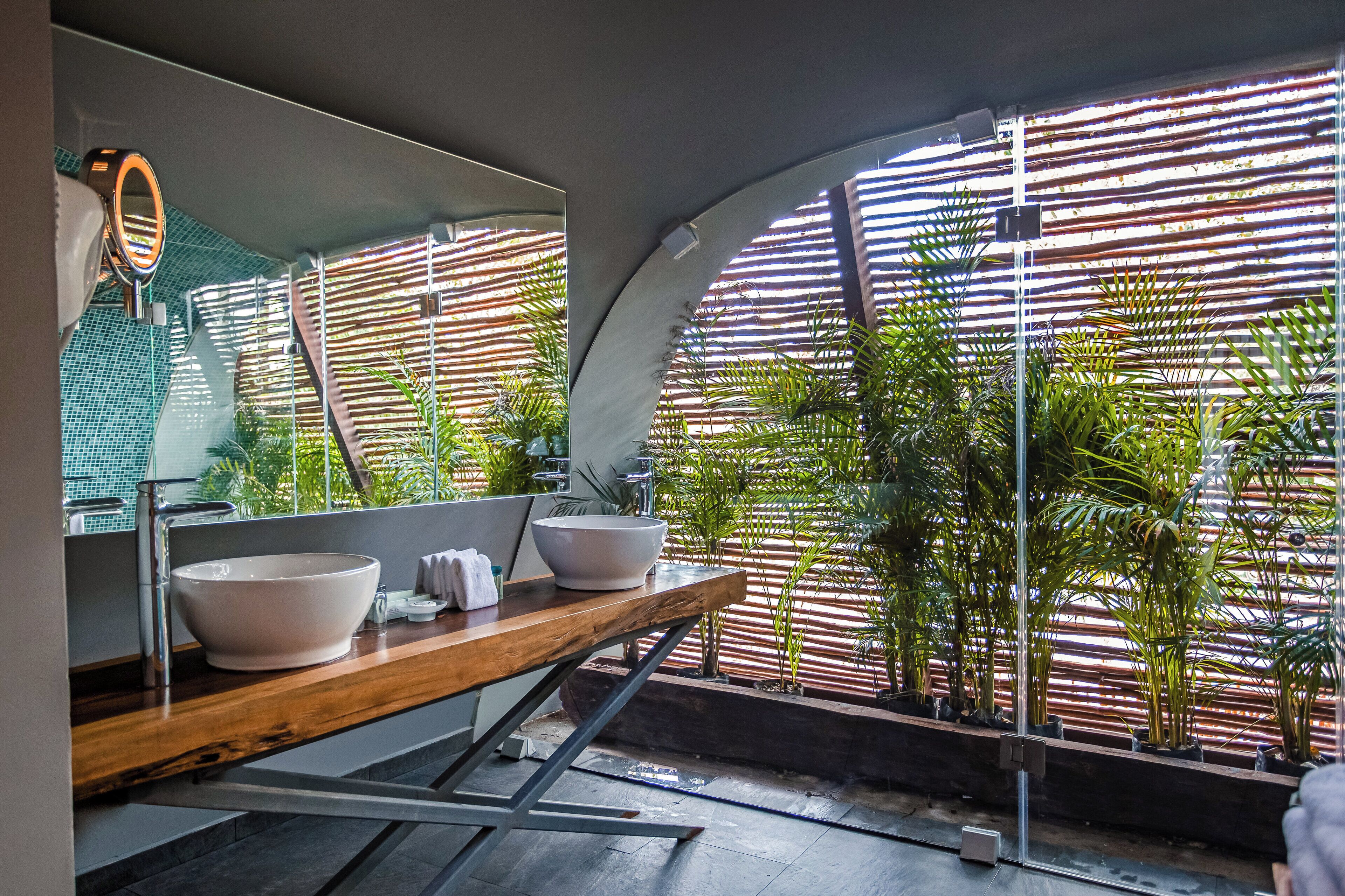 shower, rainfall showerhead, designer toiletries, hair dryer