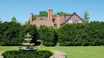Outdoor wedding area