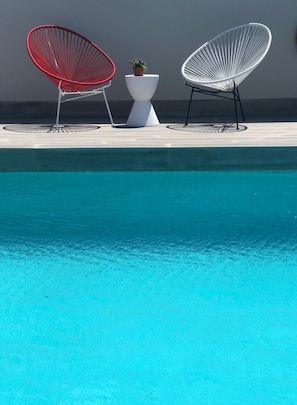 Outdoor pool - Aquarius Boutique Hotel (Rethymno)