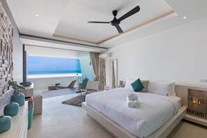 Luxury Villa, Multiple Beds, Non Smoking | Premium bedding, Tempur-Pedic beds, in-room safe, desk - VILLA ATLANTIS 6 - DELUXE 2BDR, SEA VIEW, PRIVATE POOL - CHAWENG NOI (Koh Samui)