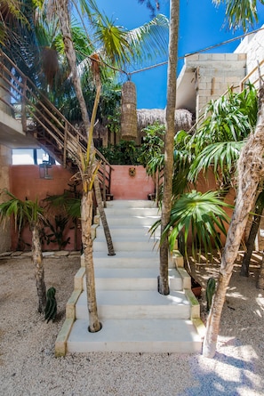 Interior entrance