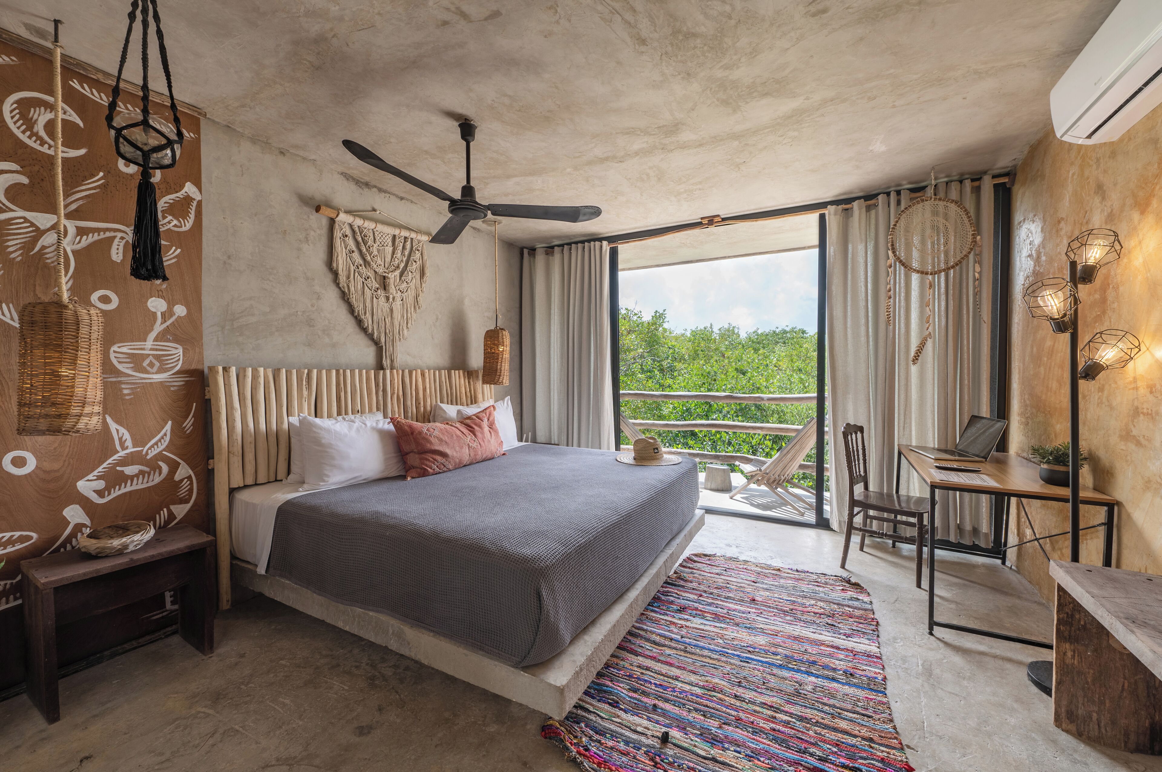 特级客房, 1 张特大床 | 客房内保险箱、特色装修、特色家居、遮光窗帘