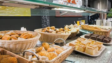 Daily buffet breakfast (EUR 15 per person)