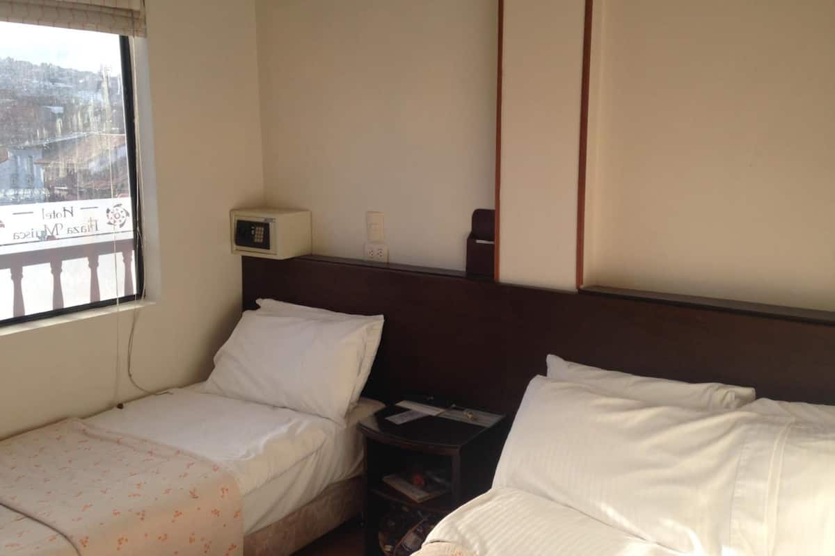 Standard-Zweibettzimmer | Minibar, Zimmersafe, Schreibtisch, laptopgeeigneter Arbeitsplatz