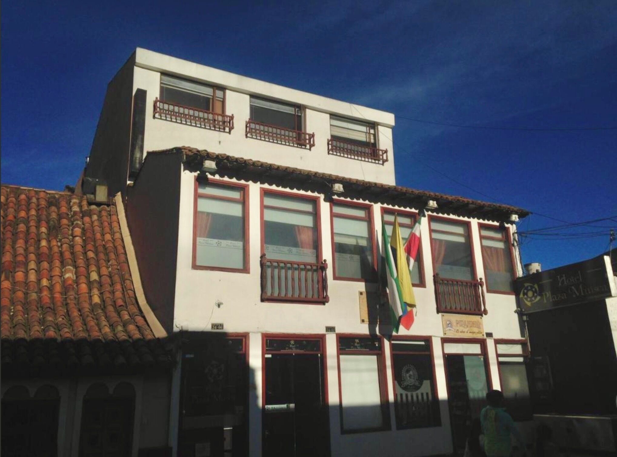 Façade de l’hébergement