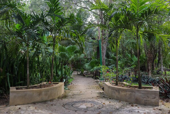 Blick von der Unterkunft