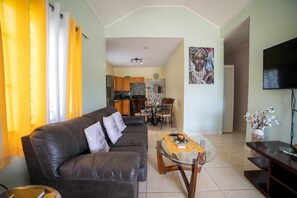 Elite Room, 2 Bedrooms, Garden View, Garden Area | Living area | Smart TV, video game console, Netflix, Hulu - Nickels Garden Villas (Montego Bay)
