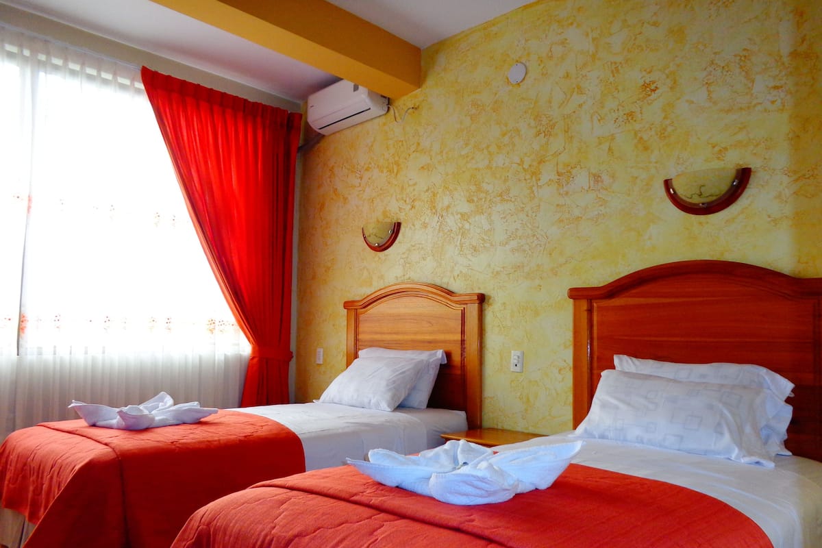Deluxe Double Room, 1 Bedroom, River View | Hypo-allergenic bedding, in-room safe, desk, laptop workspace