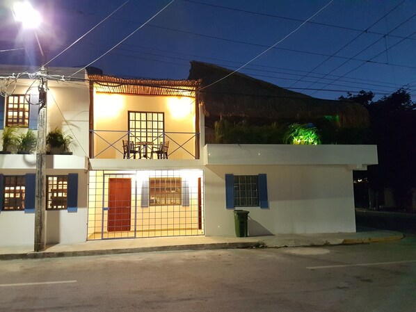 Front of property – evening/night