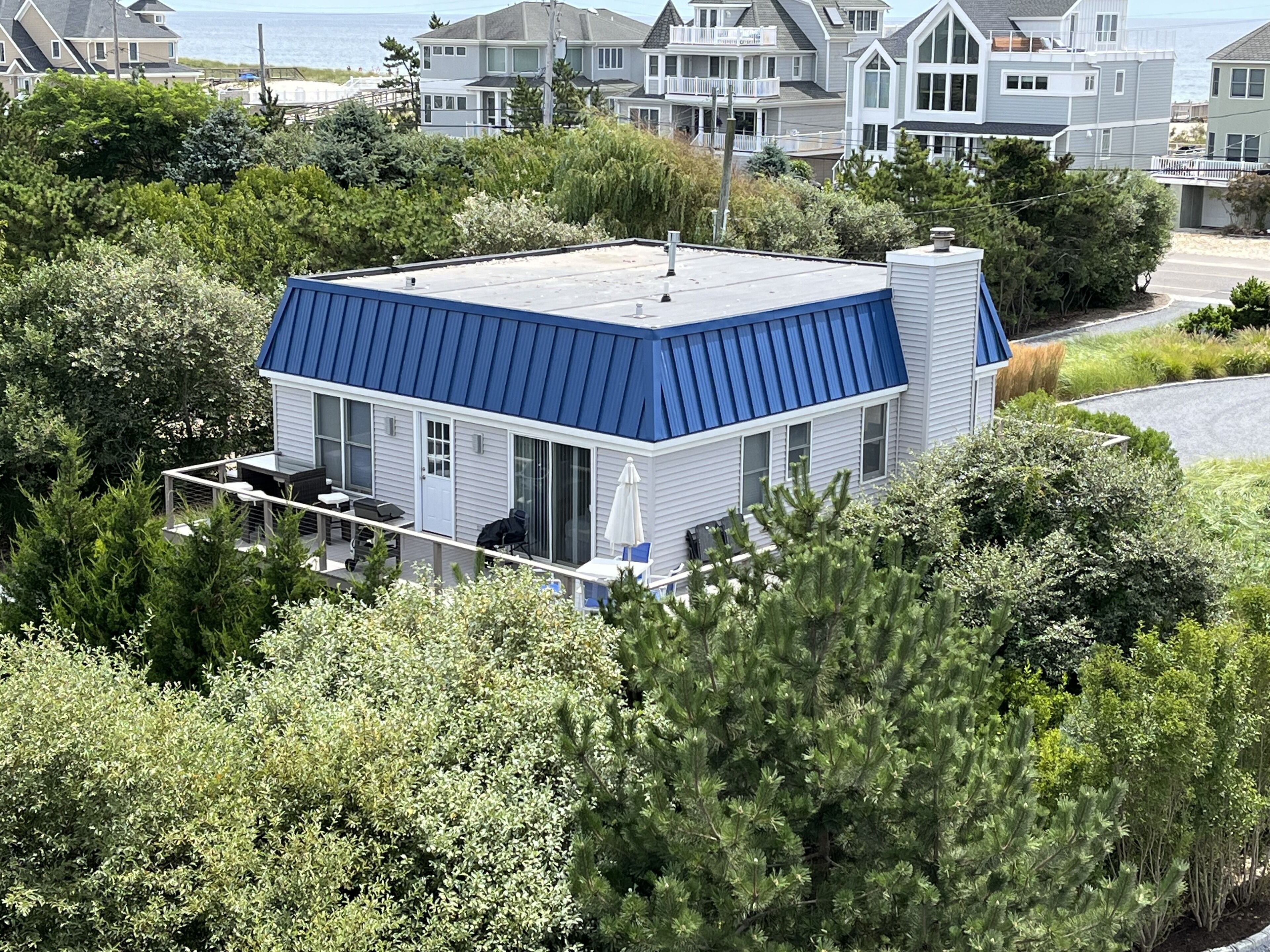 Newly renovated exterior and decking 
