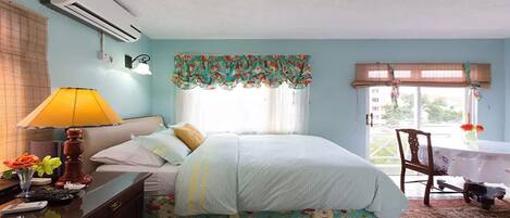 Ropa de cama de alta calidad y cortinas blackout