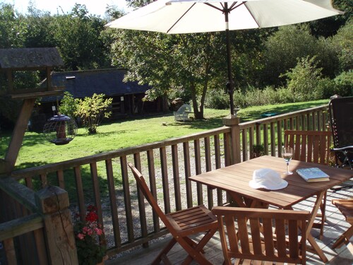 Converted stable in secluded rural setting.