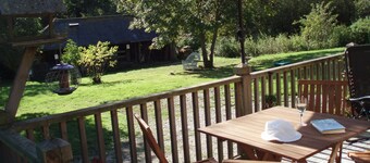 Converted stable in secluded rural setting.