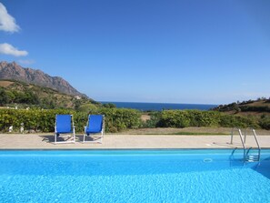Outdoor pool - Cozy cottage in Residence with veranda in front of the pool (Marina di Tertenia)