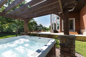 Terrace/patio - Large Tremblant Ski and Golf Chalet (Mont-Tremblant)