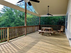 Front porch over looking river.