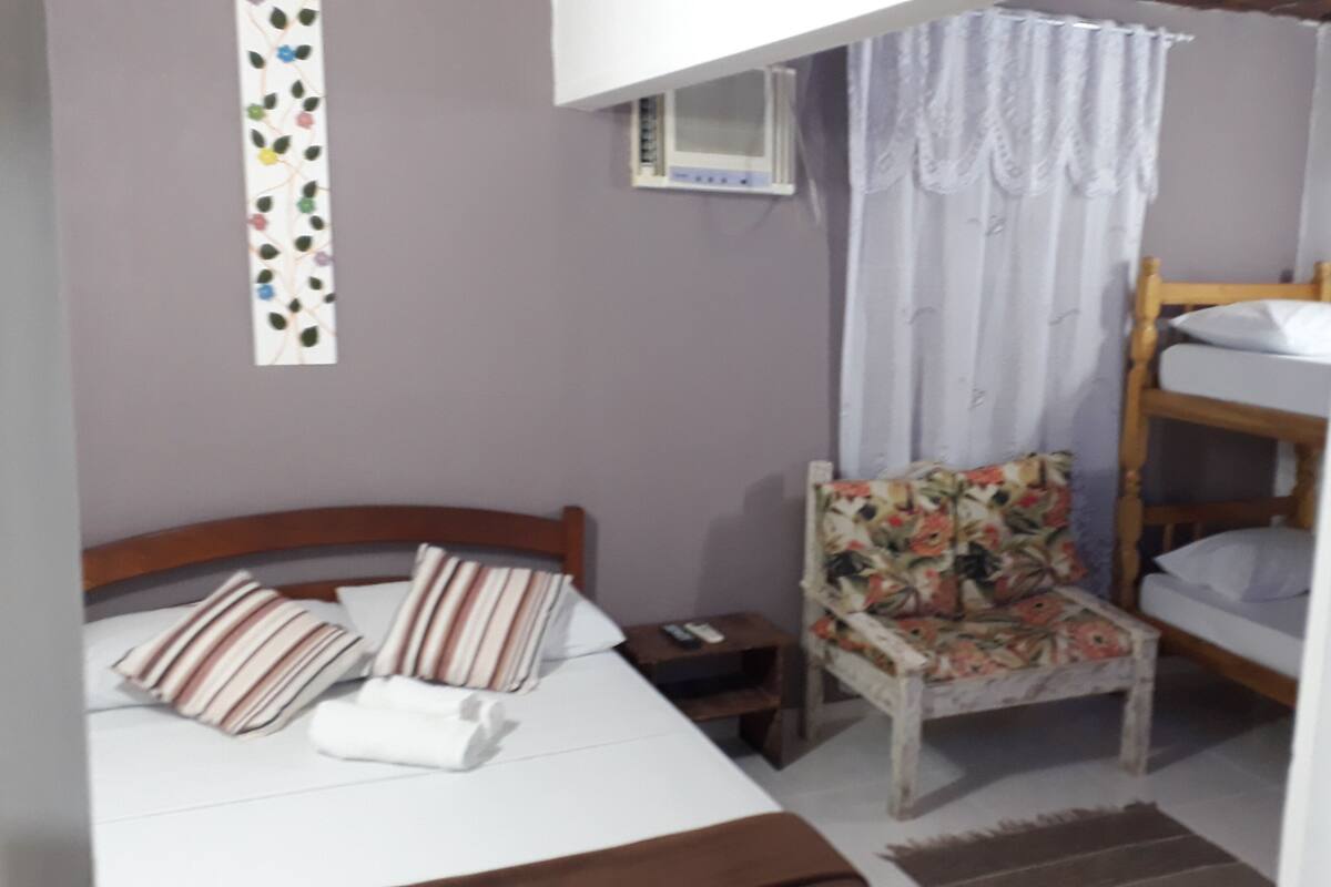 Basic Quadruple Room, Multiple Beds, Non Smoking | WiFi (free), bed sheets
