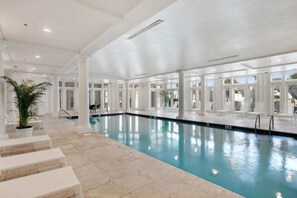 Indoor pool, a heated pool