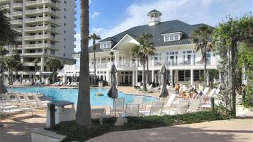 Indoor pool, a heated pool