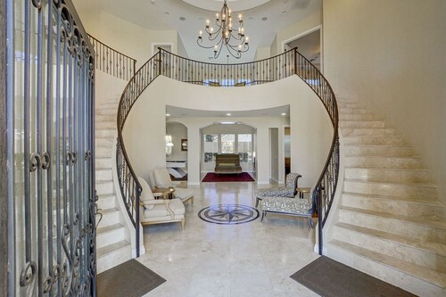 Gorgeous Double Staircase with over 5,100 Sq Ft!  4 miles To The Strip!  Pool!