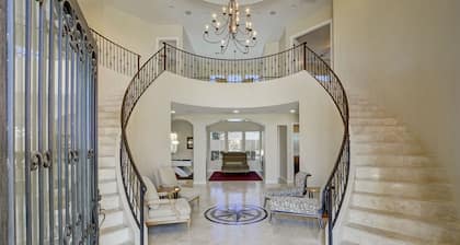 Gorgeous Double Staircase with over 5,100 Sq Ft! 4 miles To The Strip! Pool!