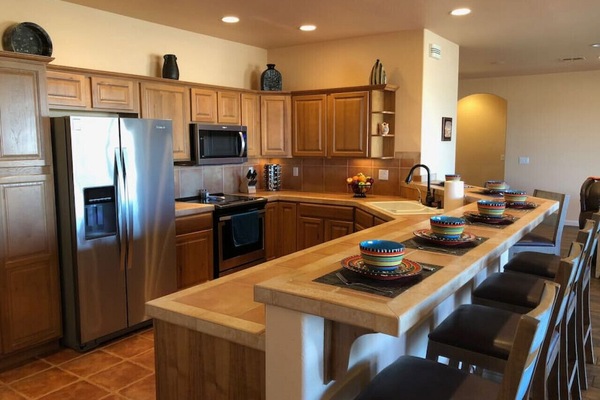 Refrigerador, microondas, horno, placa de cocina