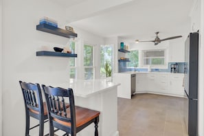 Fridge, microwave, oven, stovetop - Lake Village 5 by Wild Dunes, with Amenities (Isle of Palms)