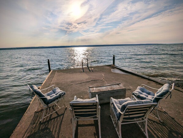 Property grounds - Charming Cottage LITERALLY on Lake --Pet Friendly with Guest Cottage (Romulus)