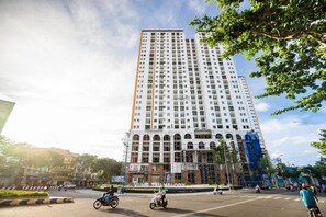 Voorkant van accommodatie