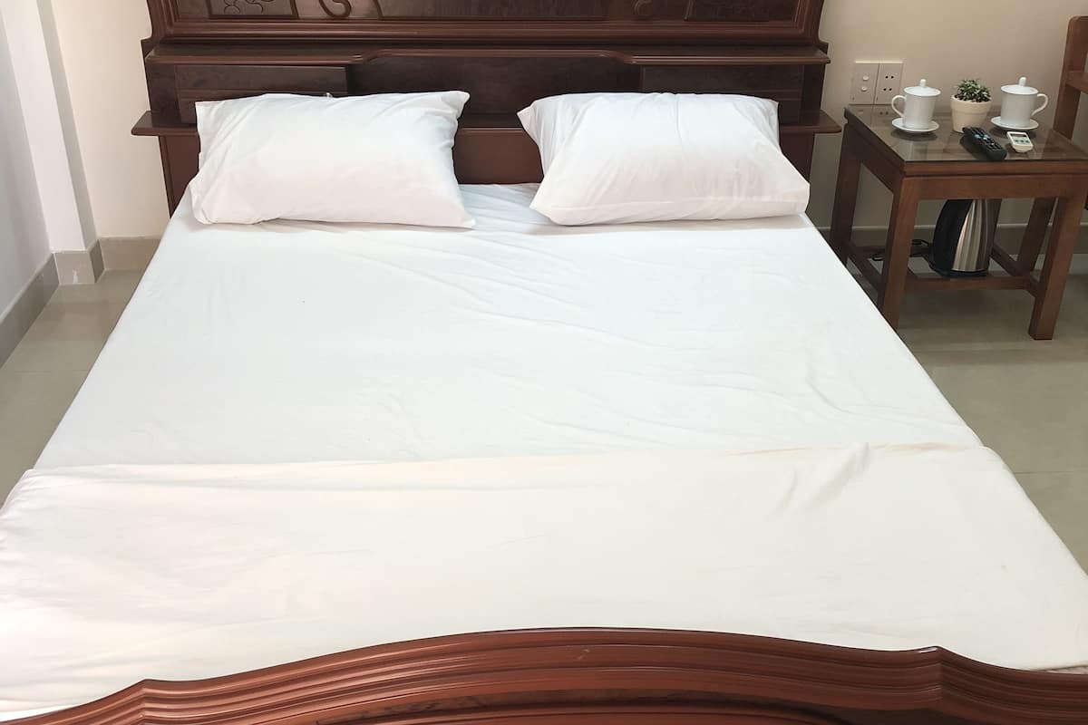 Minibar, desk, WiFi (free), bed sheets