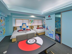 Pokémon ROOM, Non Smoking | Down duvets, in-room safe, blackout curtains, iron/ironing board - MIMARU Kyoto Nishinotoin Takatsuji (Kyoto)