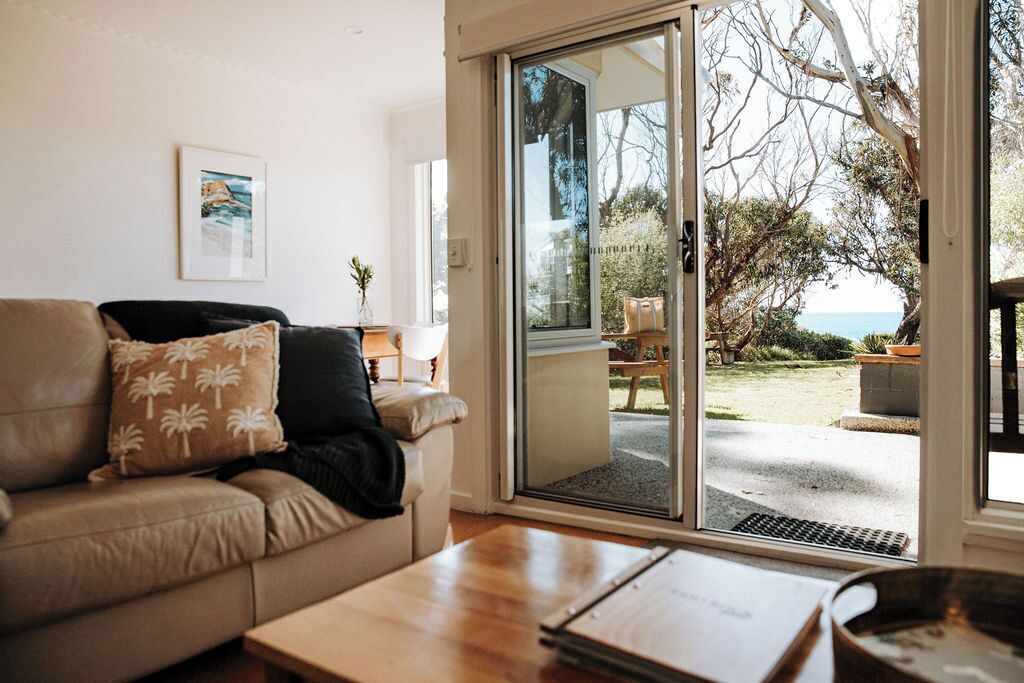 Ferienhaus, 1 Schlafzimmer, Meerblick (The Nook) | Wohnbereich