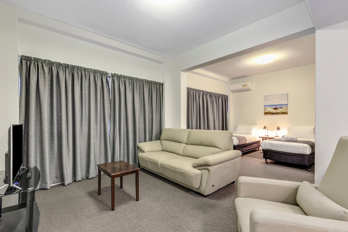 family suite | 1 bedroom, hypo-allergenic bedding, individually furnished, desk