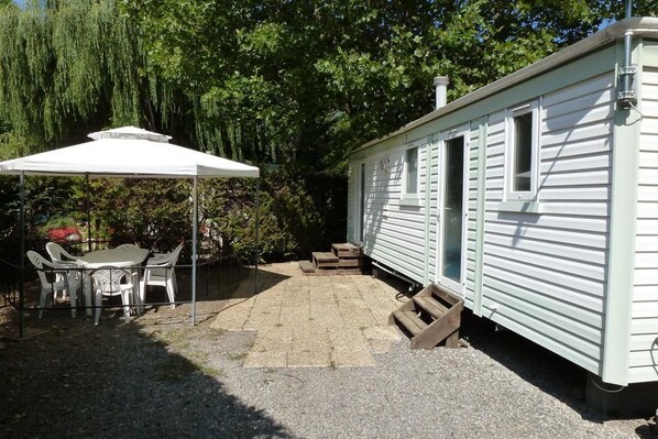 Terrace/patio - Camping du Bourg (Digne-les-Bains)