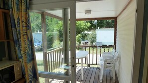 Comfort Mobile Home (4/6 persons) | Terrace/patio - Camping du Bourg (Digne-les-Bains)