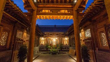 Front of property - evening/night