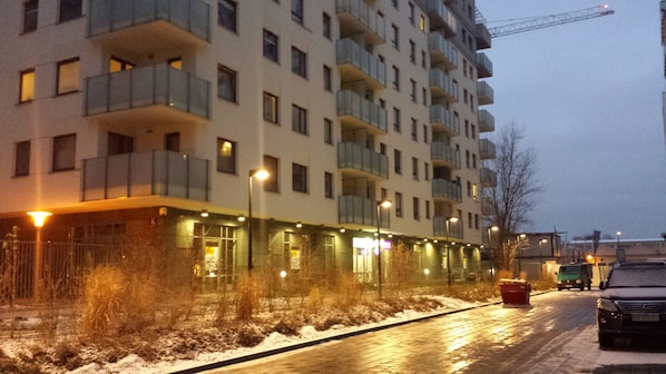 Front of property - evening/night