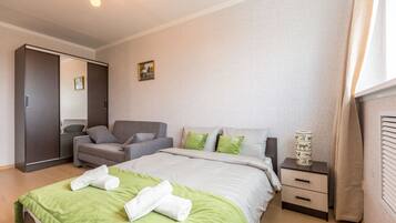 Apartment | Bügeleisen/Bügelbrett, kostenloses WLAN, Bettwäsche