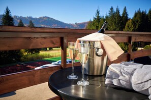 Standard Double Room, Hill View | Terrace/patio