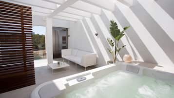 Grand-suite - boblebad | Terrasse/gårdhave