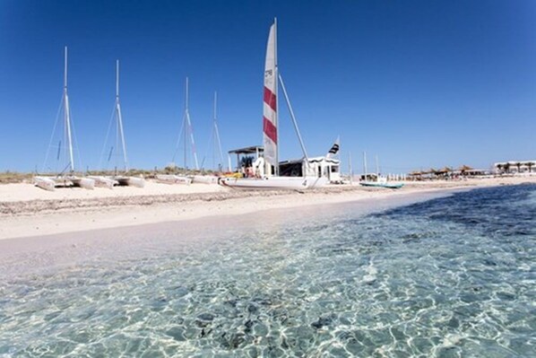 Beach nearby, white sand
