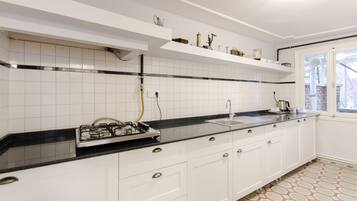 Penthouse, Sea View | Private kitchen | Fridge, oven, stovetop, electric kettle