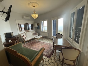 Appartement Supérieur, vue mer | Coin séjour