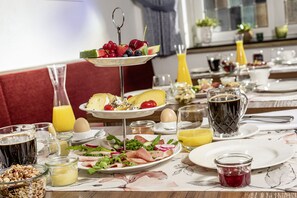 Petit déjeuner continental compris tous les jours